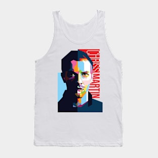 Chris Martin Pop Art 2 Tank Top